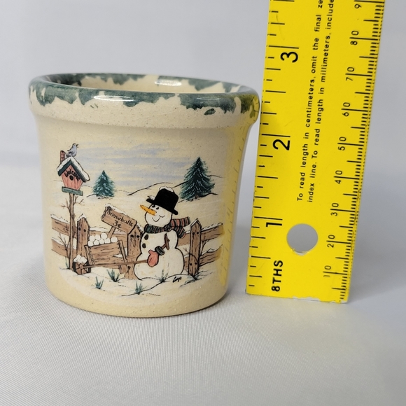 Yesteryears Marshall Texas Snowman Candle Holder - Picture 7 of 8